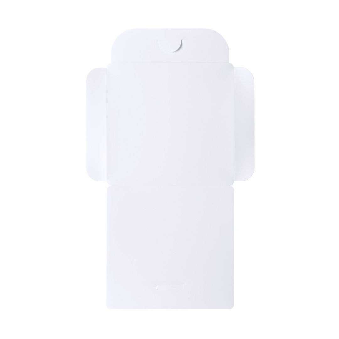 Portatodo personalizado Liven de PP blanco mate XL con sistema plegado - Protección e Higiene - Regalo Promocional Personalizado - imagen 4