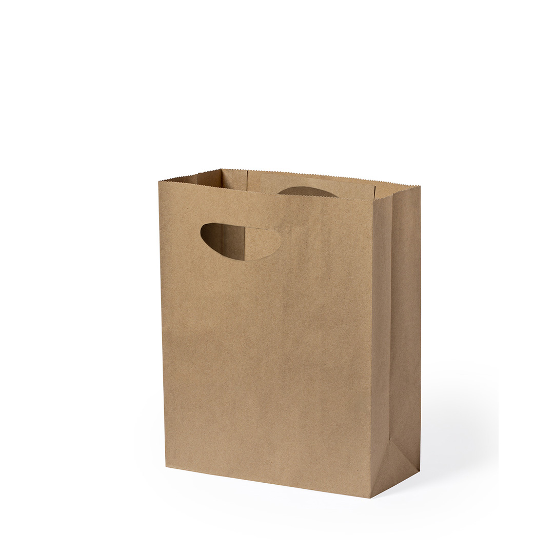 Bolsa personalizada Collins de papel reciclado 80g nature - Hogar - Regalo Promocional Personalizado