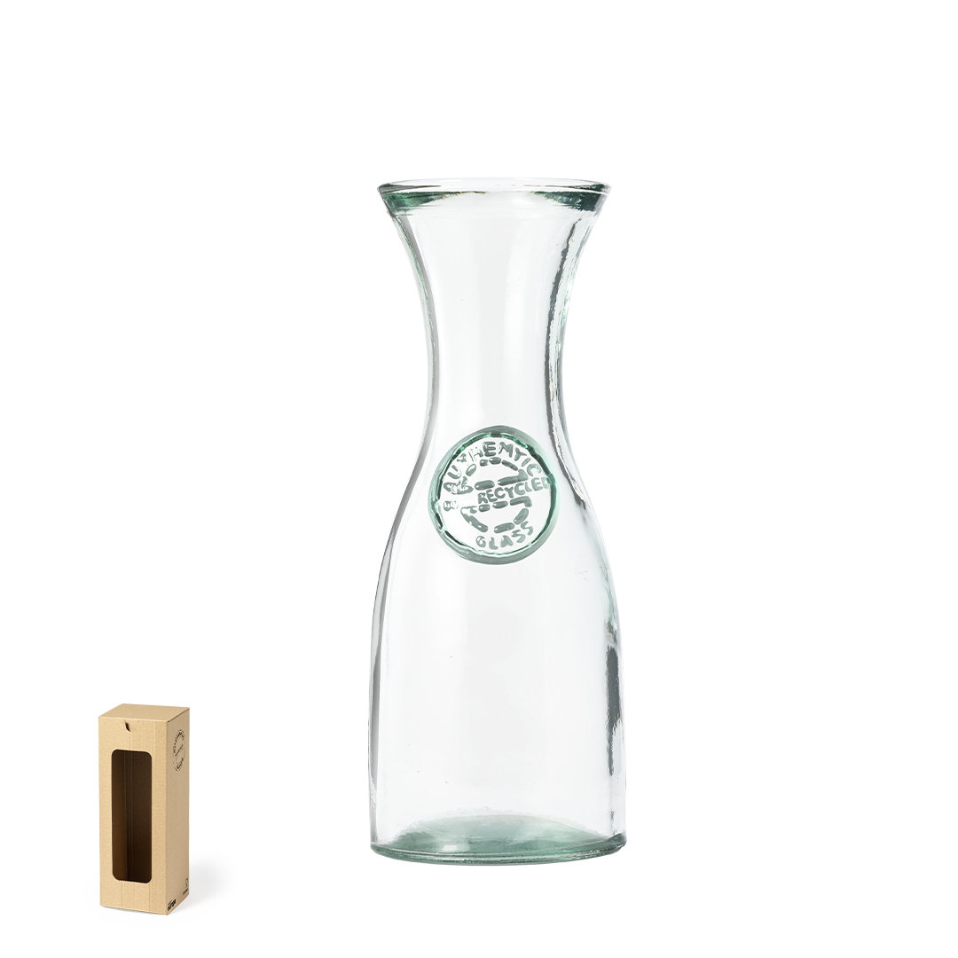 Botella personalizada Zaslet de vidrio reciclado GRS de 800ml - Tazas y botellas - Regalo Promocional Personalizado