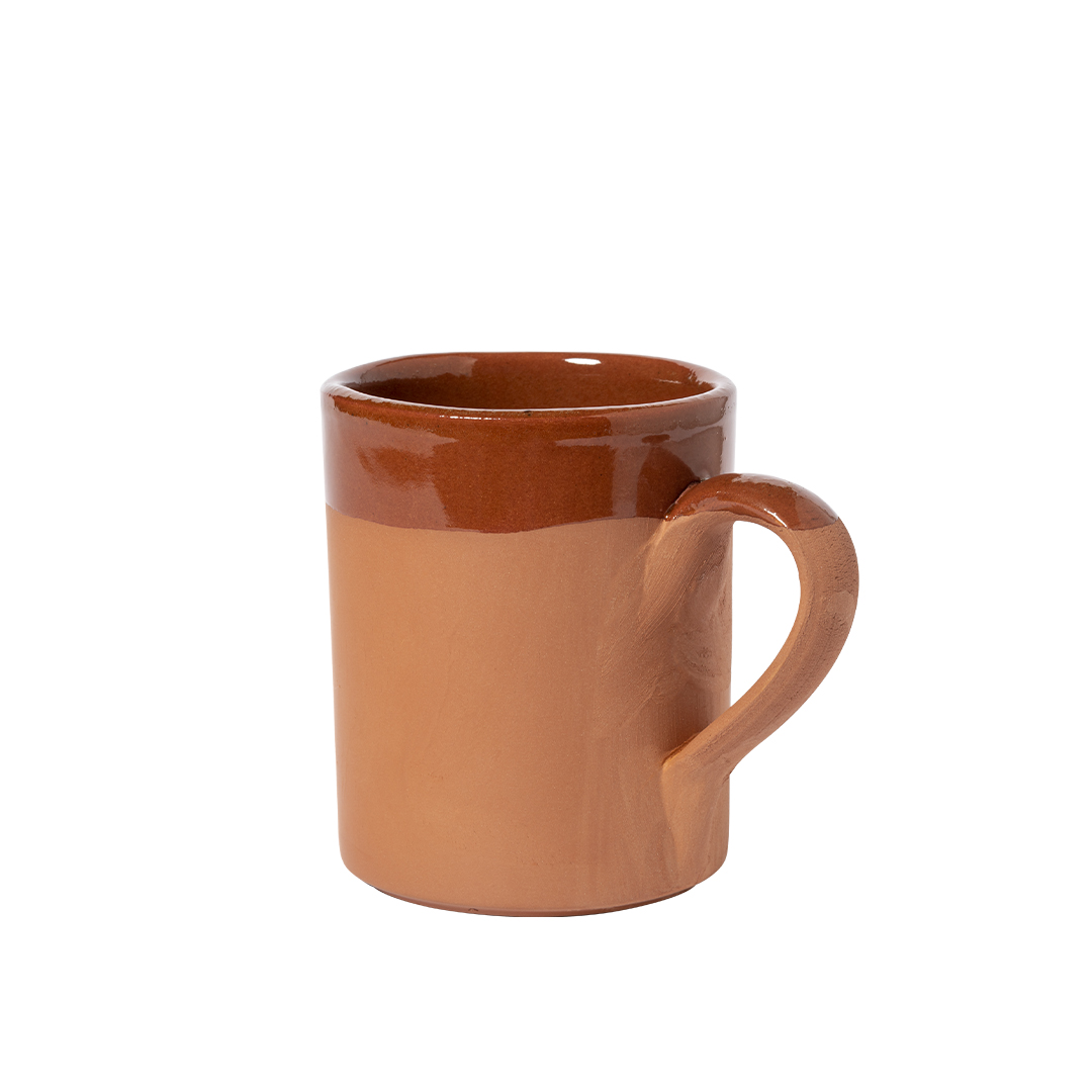 Taza de barro personalizada Sintax de 330ml con diseño recto - Tazas y vasos personalizados - Regalo Promocional Personalizado