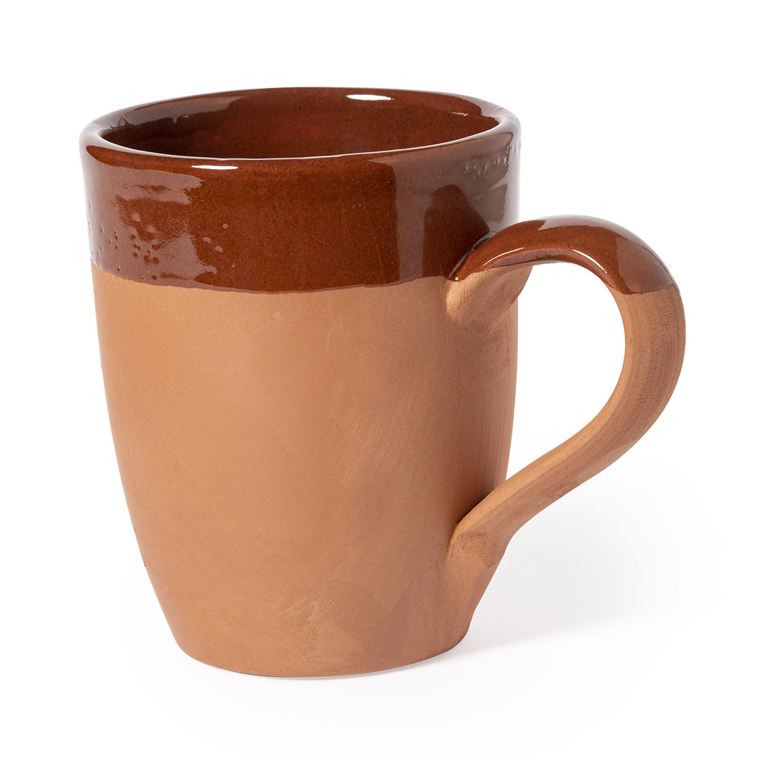 Taza personalizada Lixus de barro de 330ml con diseño curvado - Tazas y vasos personalizados - Regalo Promocional Personalizado - vista alternativa