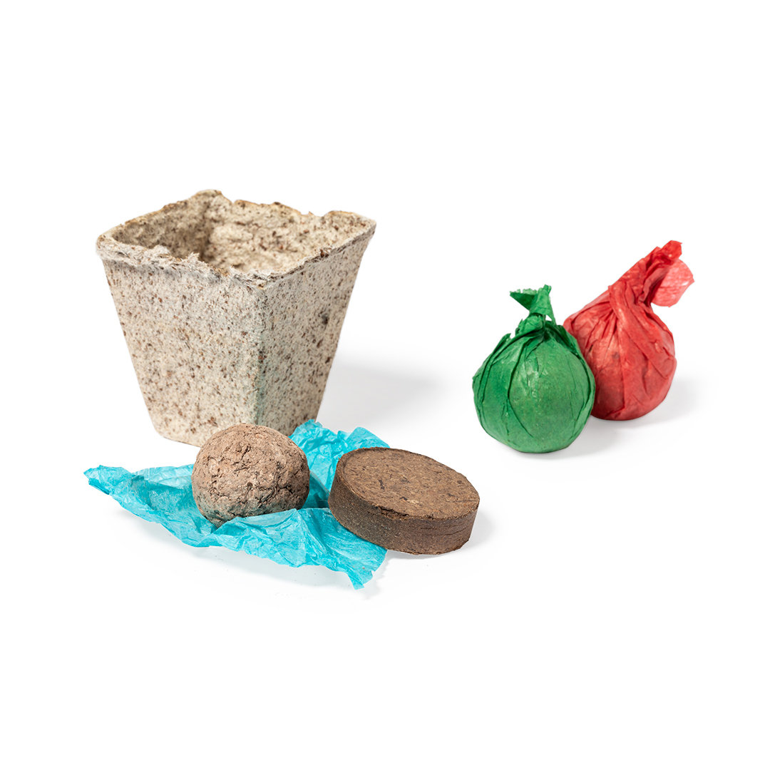 Kit de huerto personalizado Mendrax de madera con semillas cilantro perejil albahaca - Jardín - Regalo Promocional Personalizado - imagen 3