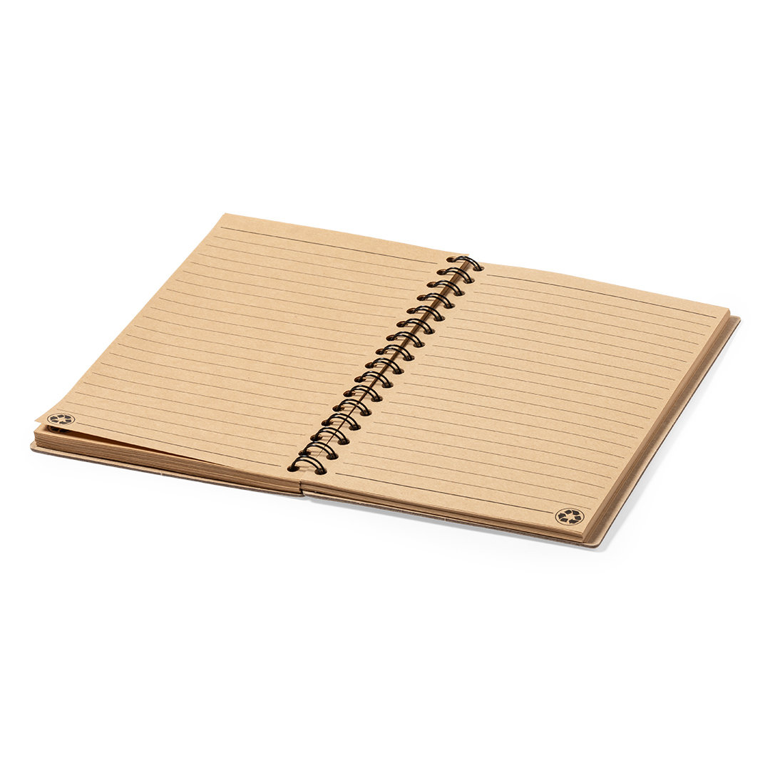 Libreta personalizada Noylax navideña de cartón reciclado - Oficina - Regalo Promocional Personalizado - vista alternativa