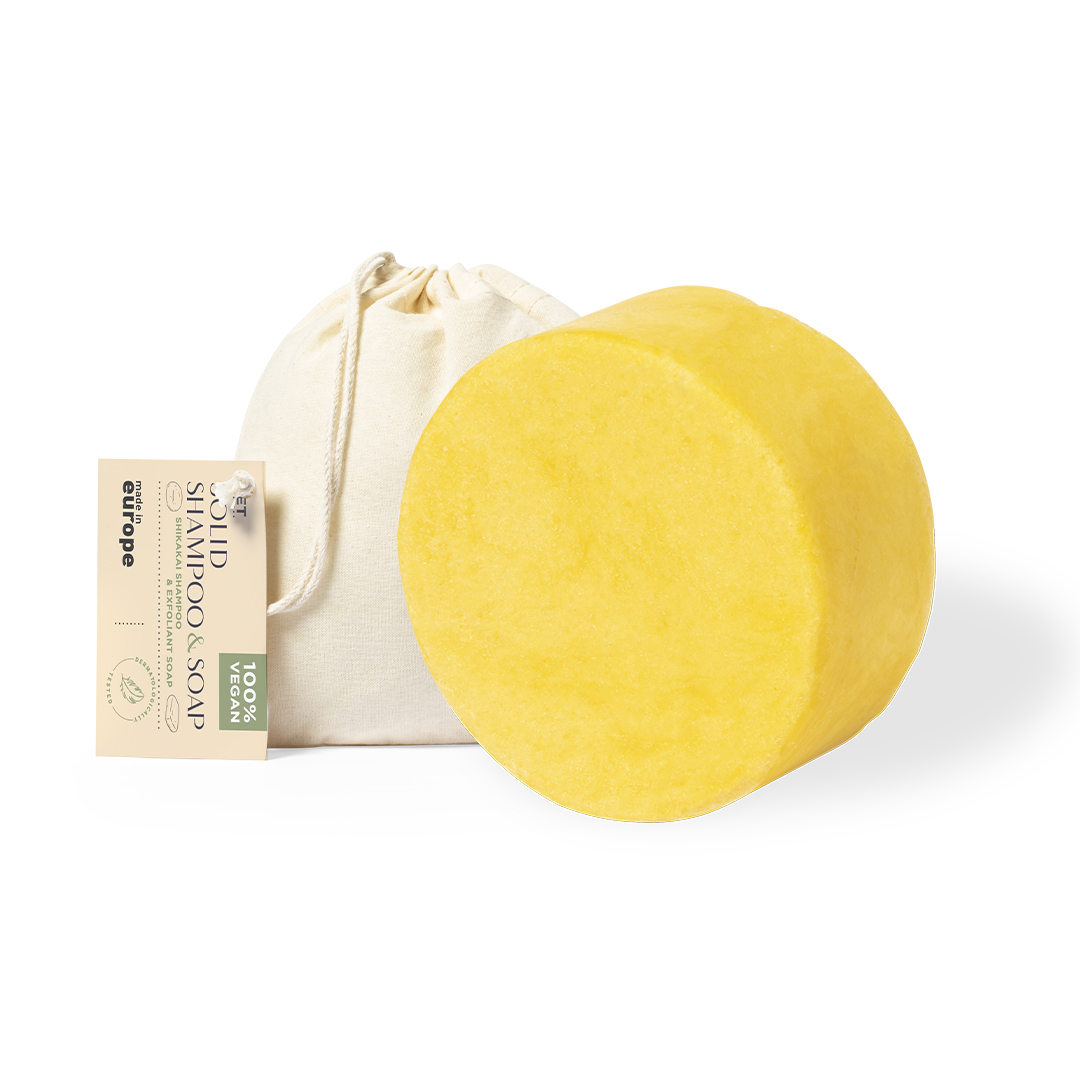 Champú personalizado Nanon sólido vegano shikakai de 80gr natural - Otros cuidado personal - Regalo Promocional Personalizado
