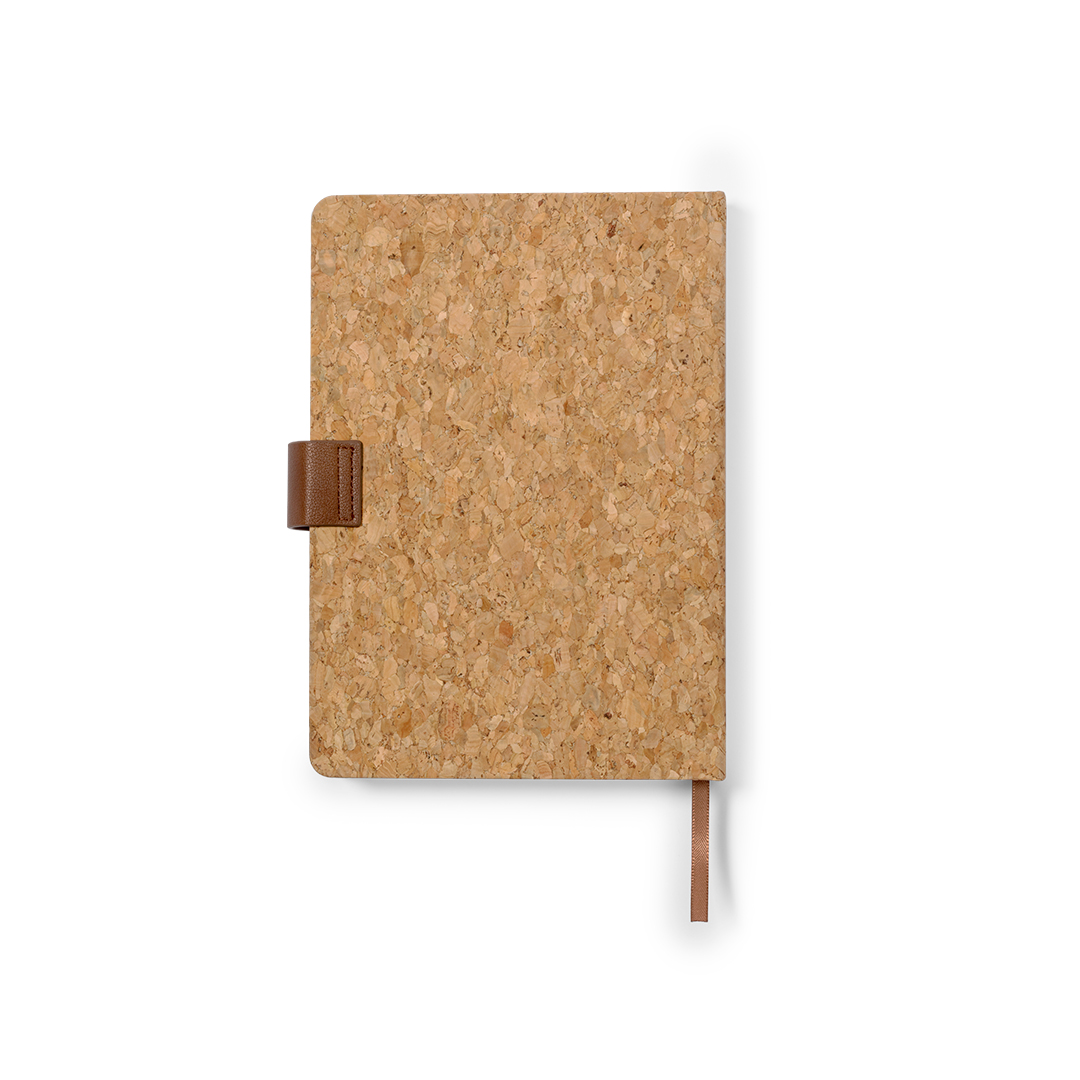 Agenda Flinex A5 corcho natural con cierre magnético - Oficina - Regalo Promocional Personalizado - vista alternativa