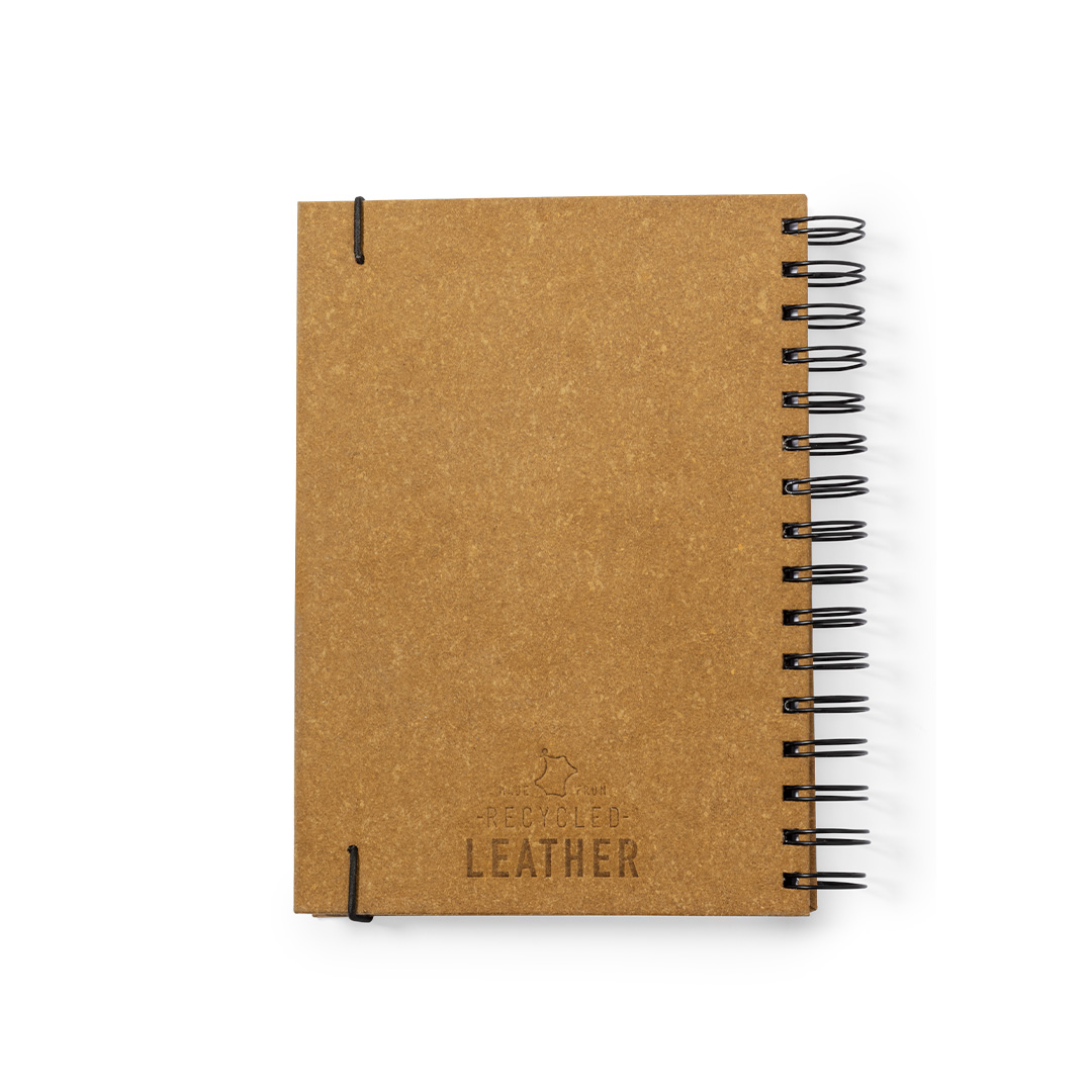 Agenda Torkix A5 cuero reciclado con distintivo - Oficina - Regalo Promocional Personalizado - imagen 3