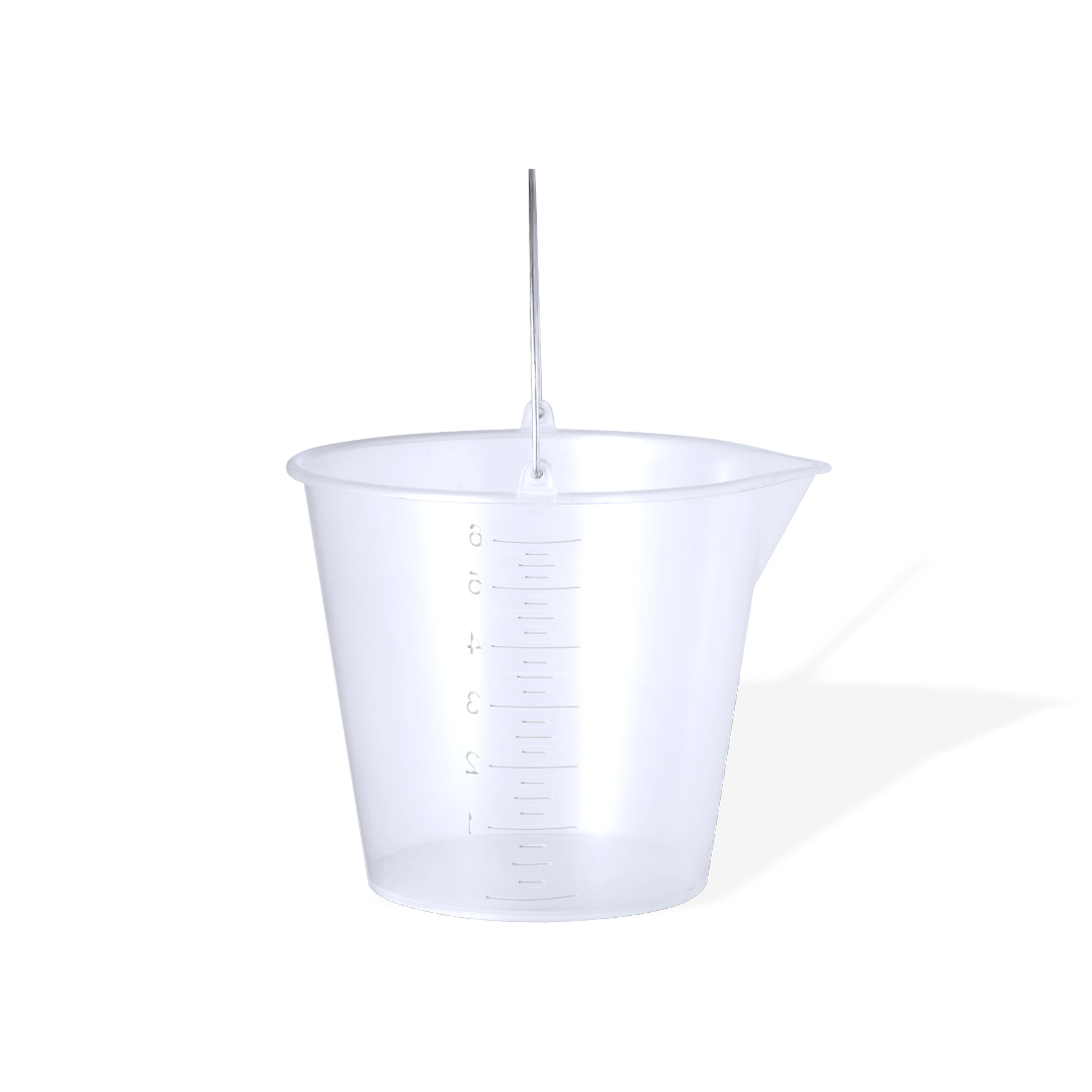 Cubo medidor personalizado Manson de PP transparente de 6 litros - Jardín - Regalo Promocional Personalizado