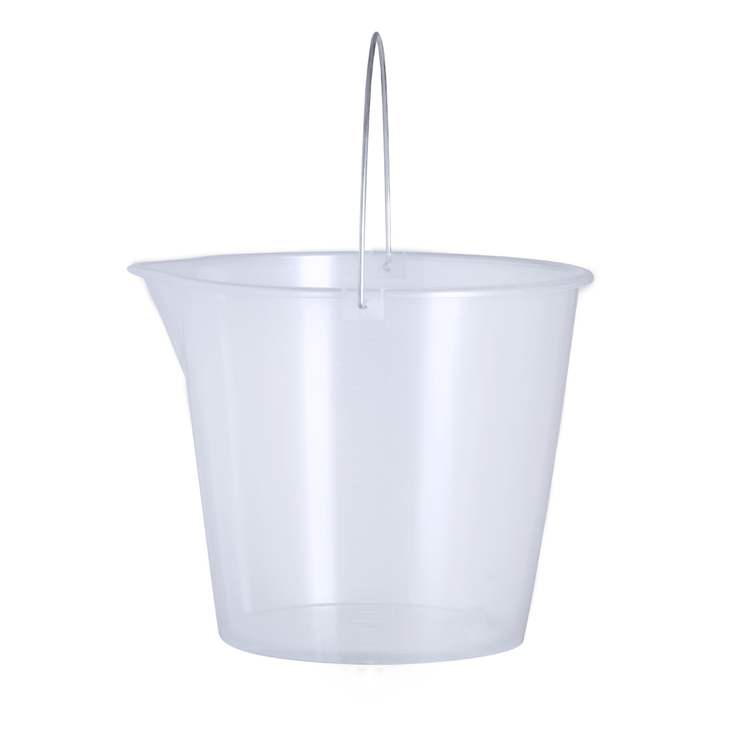 Cubo medidor personalizado Lunux de PP transparente de 11 litros - Jardín - Regalo Promocional Personalizado - vista alternativa