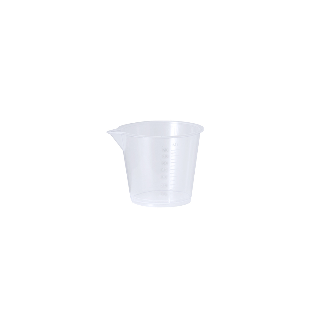 Vaso medidor personalizado Roswal de PP transparente de 70ml - Tazas y vasos personalizados - Regalo Promocional Personalizado