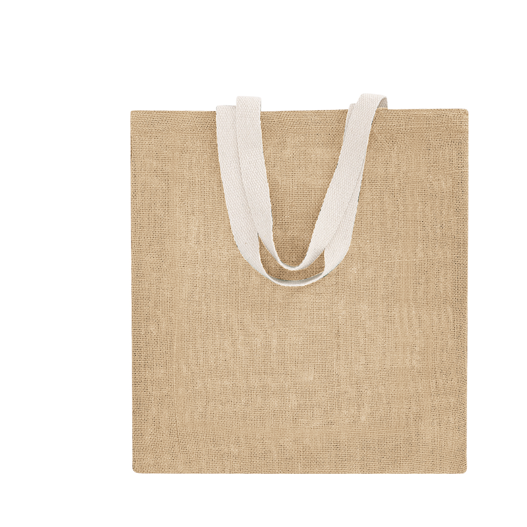 Bolsa personalizada Dhar ecológica de yute natural