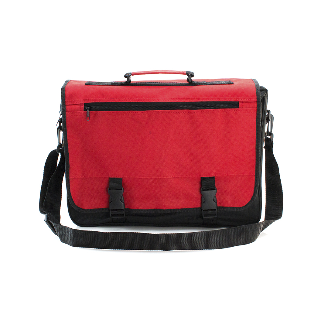 Portadocumentos personalizado Verse de poliéster 600D con solapa velcro