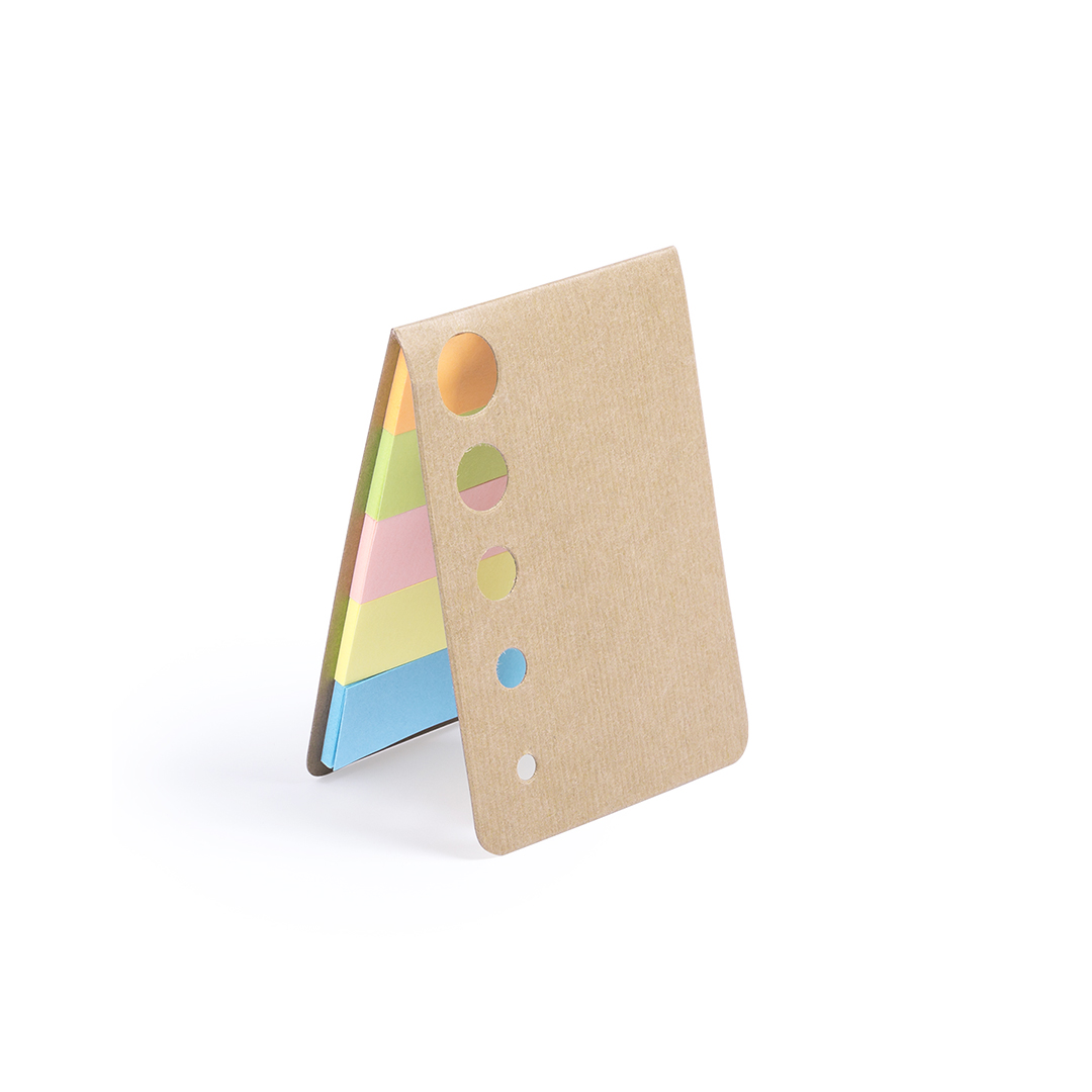 Bloc de notas adhesivas personalizado Zinko de cartón reciclado troquelado - Oficina - Regalo Promocional Personalizado