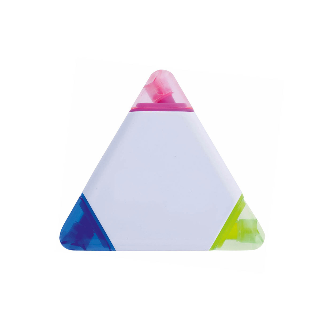 Marcador personalizado Trico triangular blanco para marcaje digital