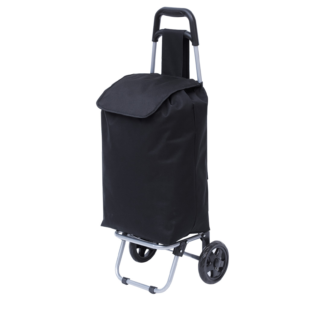 Carro compra personalizado Max plegable de poliéster 600D con ruedas reforzadas - Hogar - Regalo Promocional Personalizado
