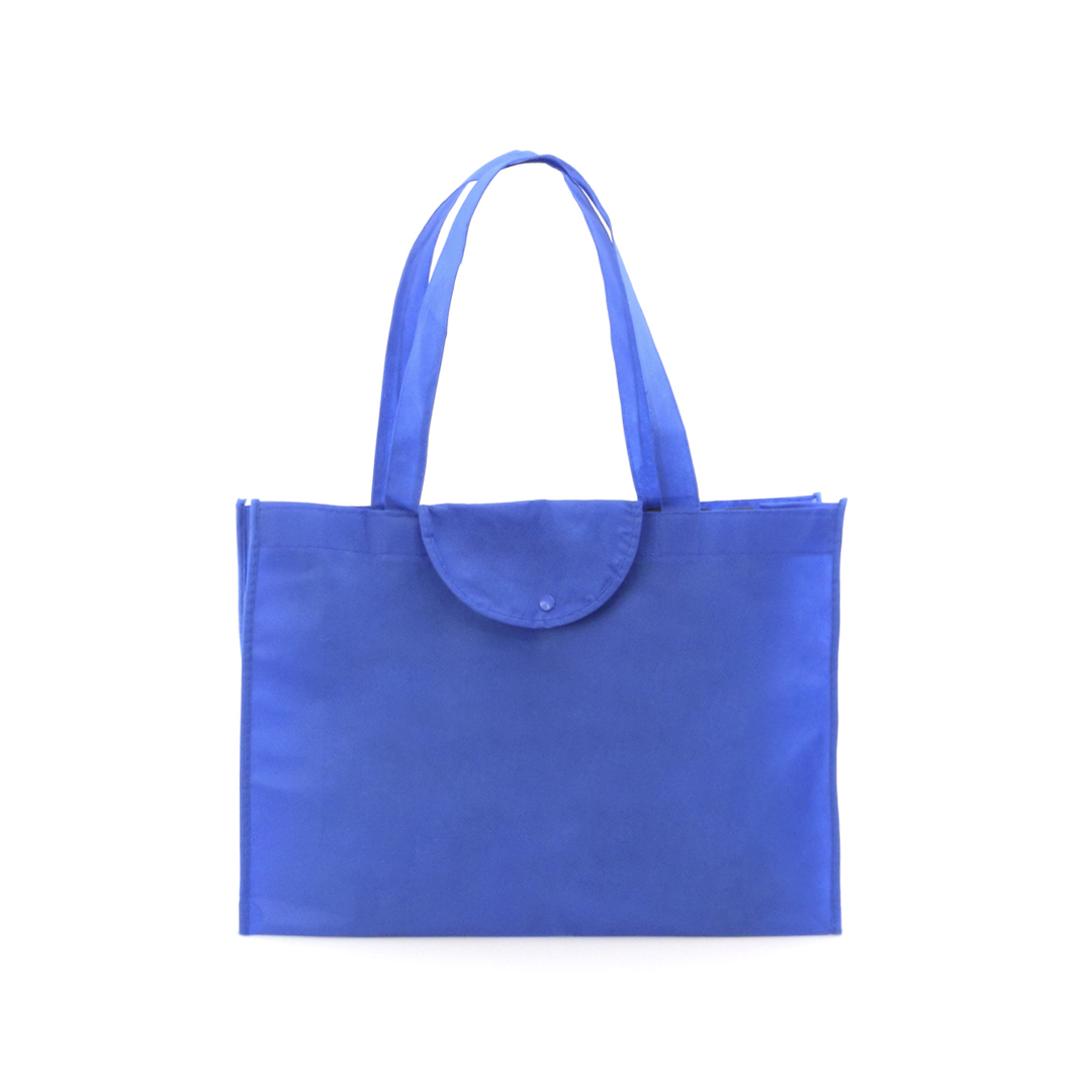 Bolsa plegable personalizada Austen de non-woven con solapa