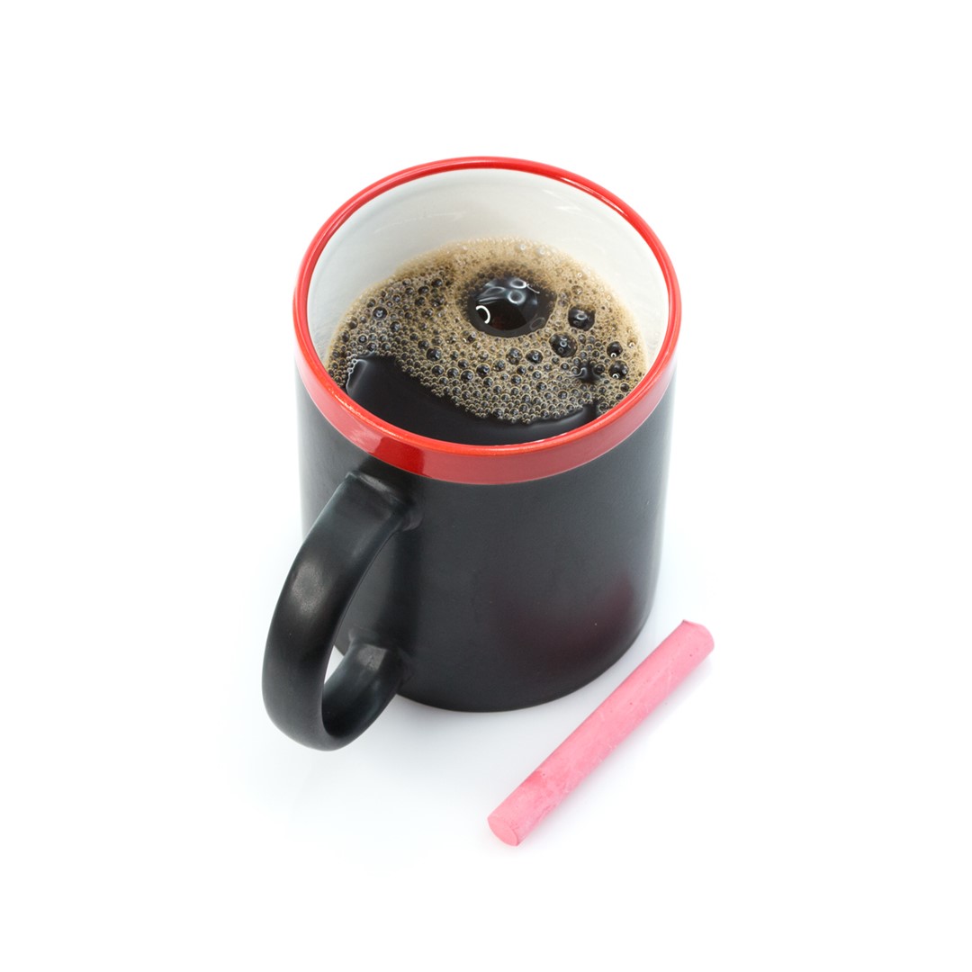 Taza de cerámica personalizada Colorful de 350ml con pizarra para pintar - Tazas y vasos personalizados - Regalo Promocional Personalizado - vista alternativa