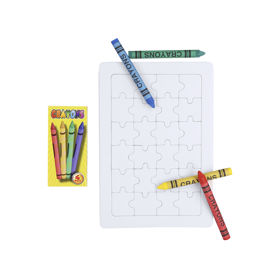 Puzzle personalizado Zeta de 24 piezas blanco con ceras incluidas - Niños y Juegos - Regalo Promocional Personalizado - imagen 6