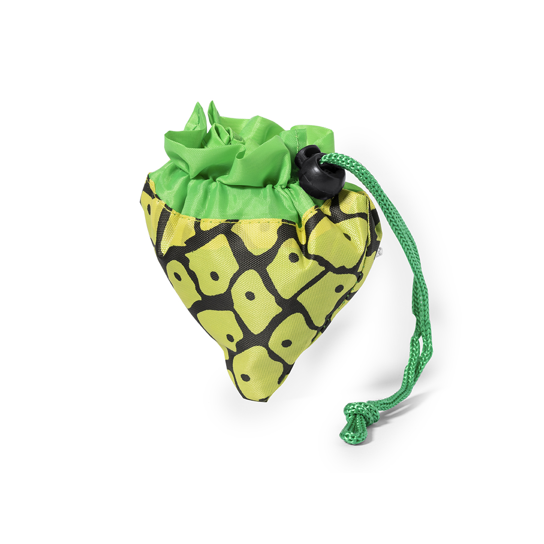 Bolsa plegable personalizada Corni de poliéster con frutas - Bolsas personalizadas plegables - Regalo Promocional Personalizado - imagen 3