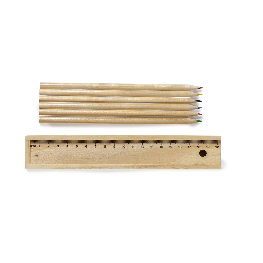 Caja de lápices personalizada Dragon con estuche de madera - Niños y Juegos - Regalo Promocional Personalizado - vista alternativa