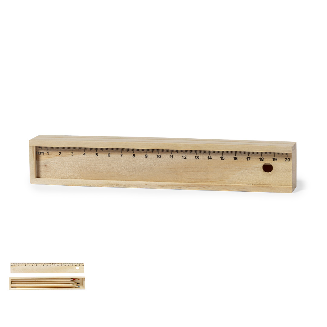 Caja de lápices personalizada Dragon con estuche de madera - Niños y Juegos - Regalo Promocional Personalizado