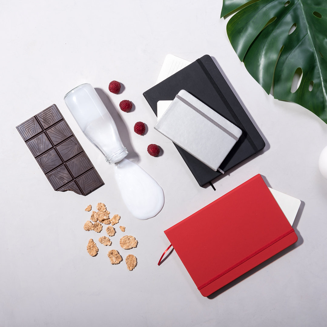 Bloc de notas personalizado Kine en polipiel suave con 100 hojas lisas