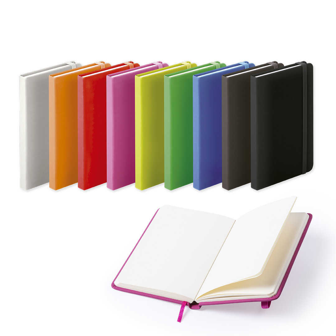 Bloc de notas personalizado Kine en polipiel suave con 100 hojas lisas - Oficina - Regalo Promocional Personalizado - vista alternativa