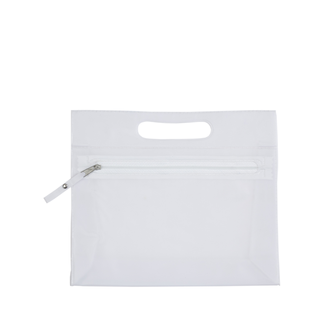 Neceser personalizado Fergi de PVC translúcido con asa troquelada - Neceseres personalizados - Regalo Promocional Personalizado