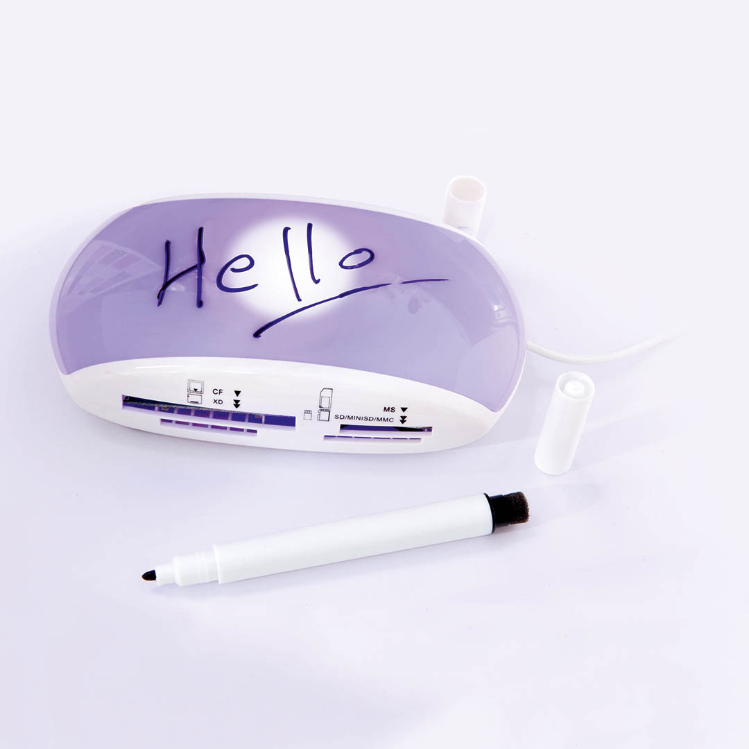 Lector tarjetas personalizado Usak curvado con retroiluminación