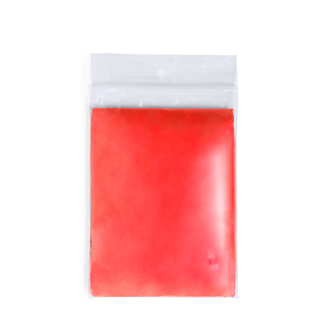 Poncho personalizado Remo de HDPE termosellado en colores vivos