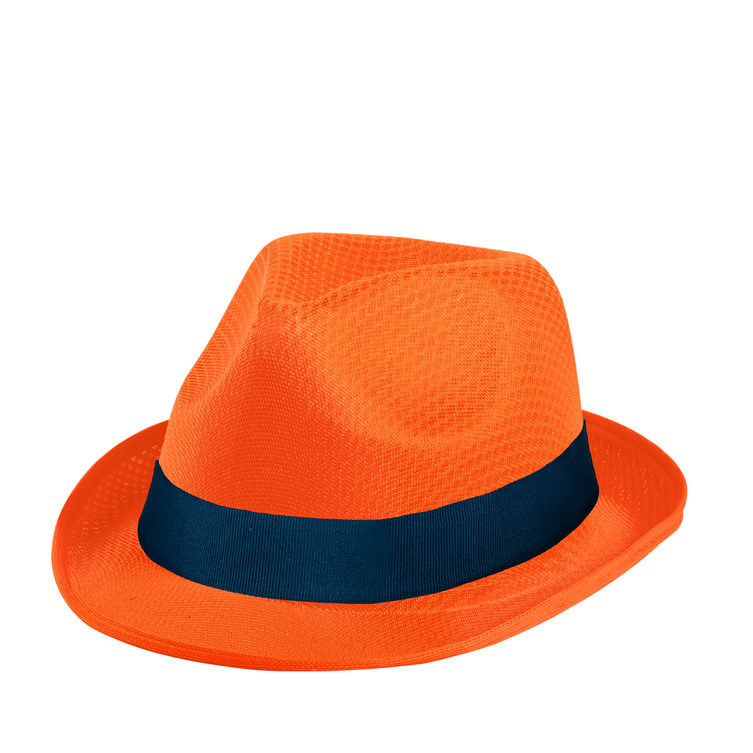 Sombrero de poliéster personalizado Braz en colores vibrantes - Verano - Regalo Promocional Personalizado