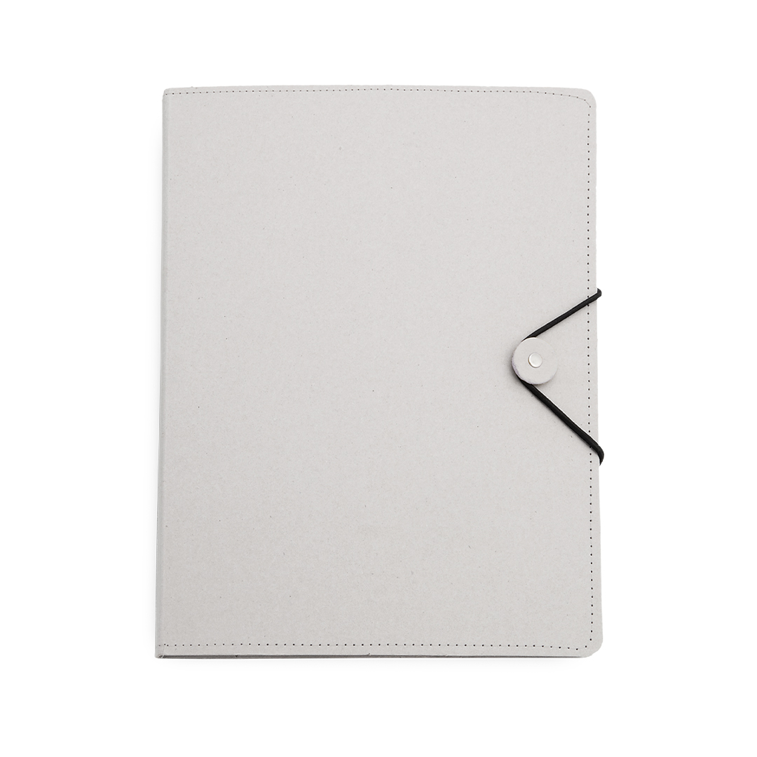 Carpeta personalizada Vimaz de cartón reciclado con costuras refuerzo - Oficina - Regalo Promocional Personalizado