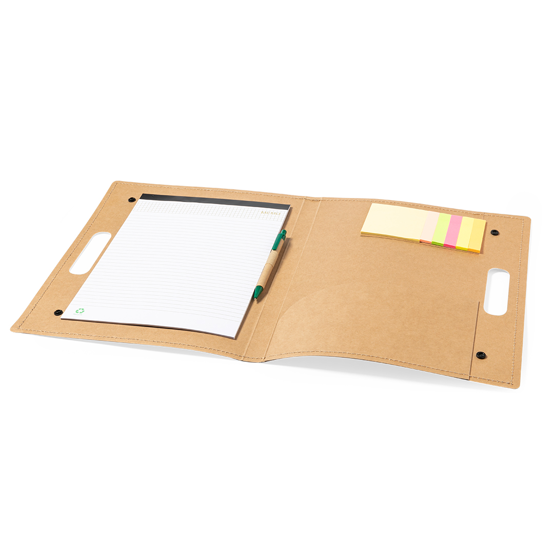 Carpeta personalizada Kelem ecológica de cartón reciclado con asas - Oficina - Regalo Promocional Personalizado - imagen 3