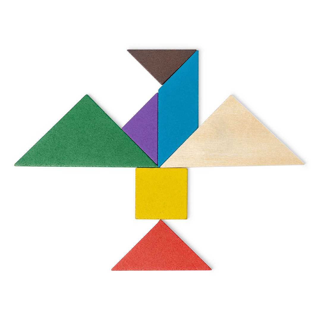 Puzzle personalizado Tangram de madera multicolor para niños - Niños y Juegos - Regalo Promocional Personalizado - imagen 4