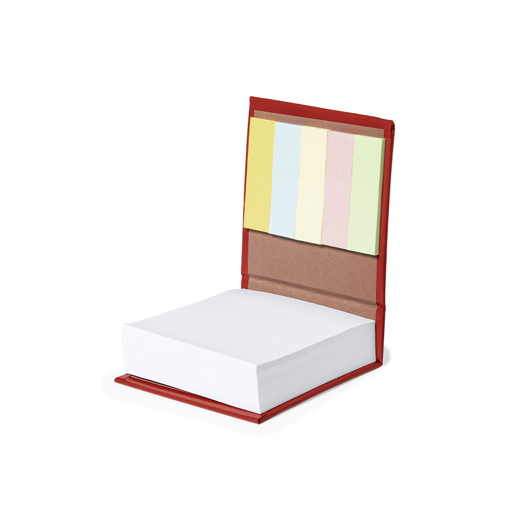 Portanotas personalizado Codex de cartón rígido con mini adhesivas - Oficina - Regalo Promocional Personalizado