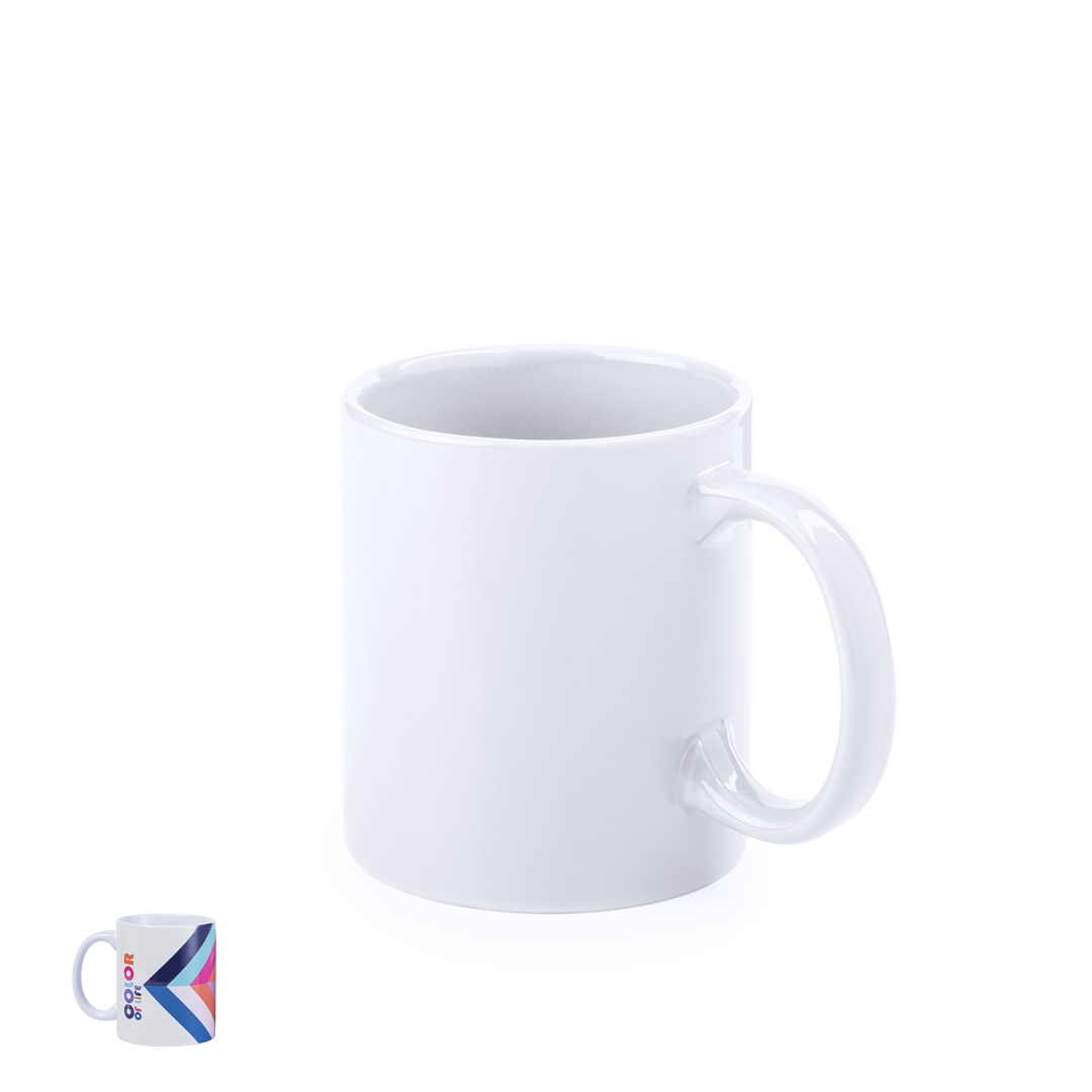 Taza de cerámica 350ml Bornel - Tazas y vasos personalizados - Regalo Promocional Personalizado