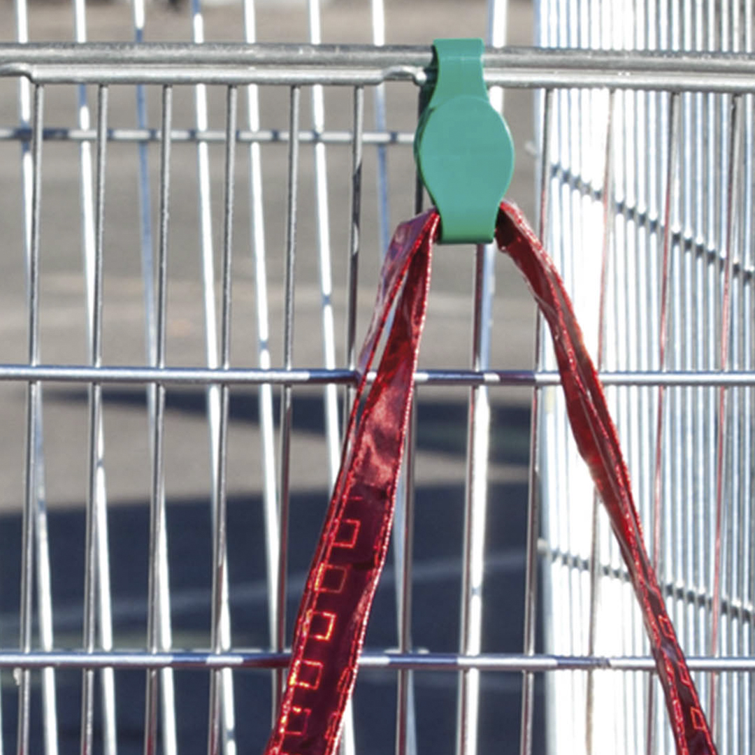 Soporte para bolsas personalizado Taker para carrito de compra