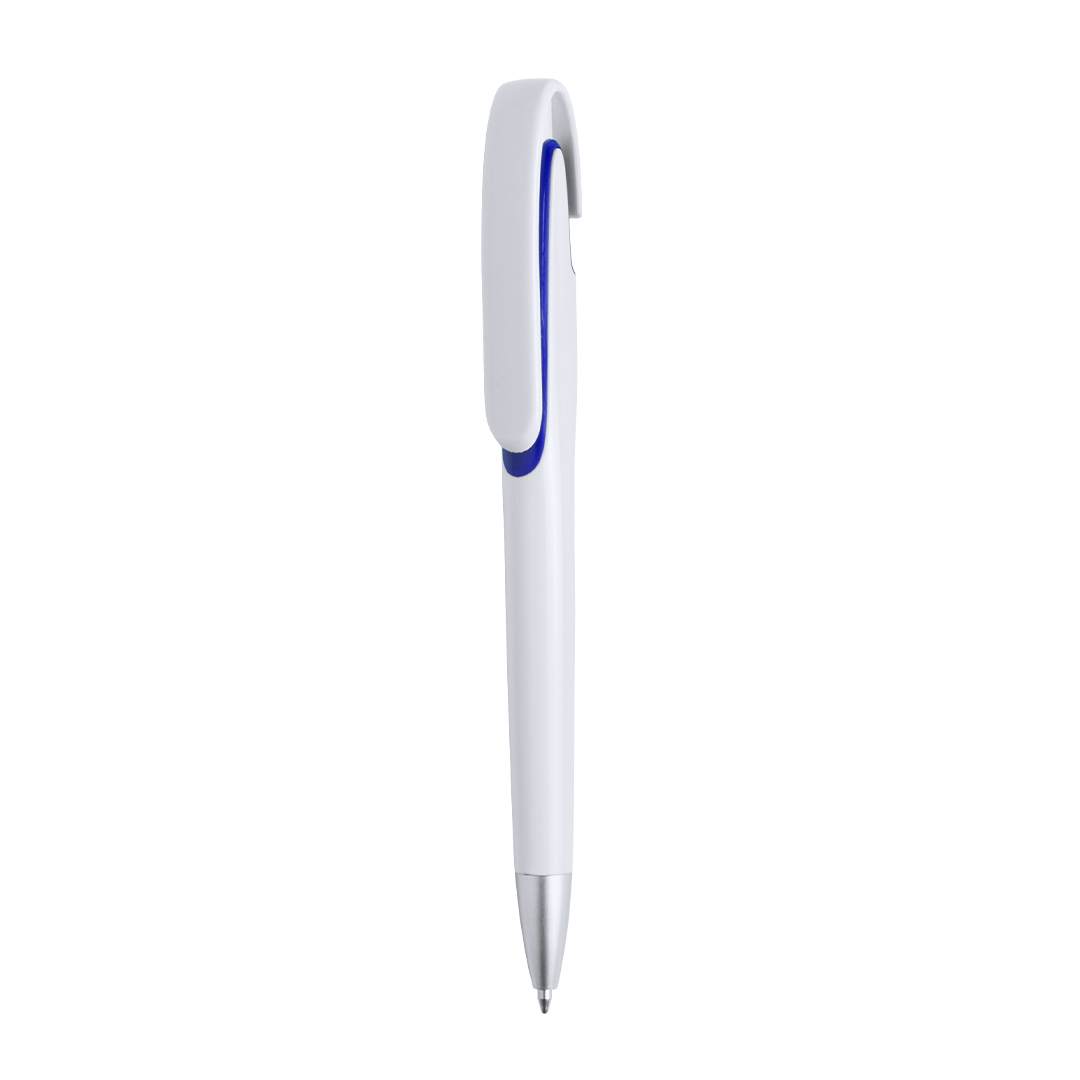 Bolígrafo personalizado Klinch tricolor con clip curvado y empuñadura - Oficina - Regalo Promocional Personalizado