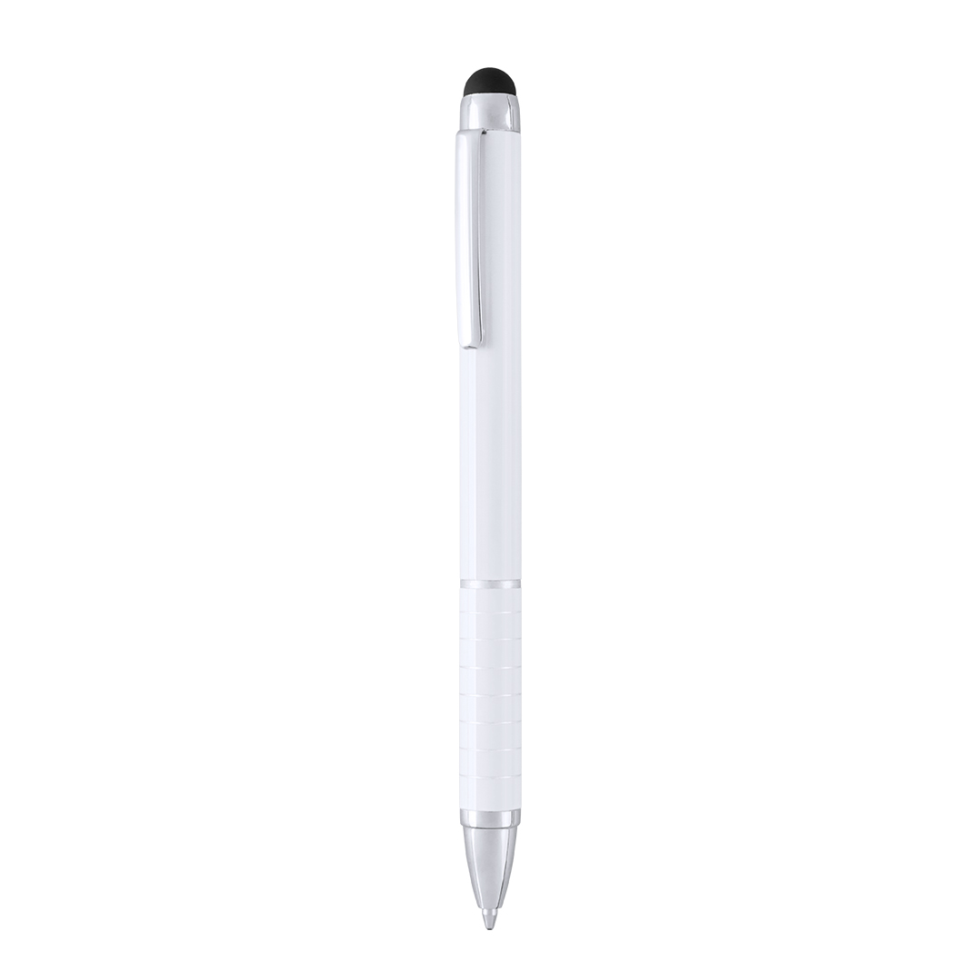 Bolígrafo puntero personalizado Minox giratorio de aluminio con empuñadura anillada - Oficina - Regalo Promocional Personalizado