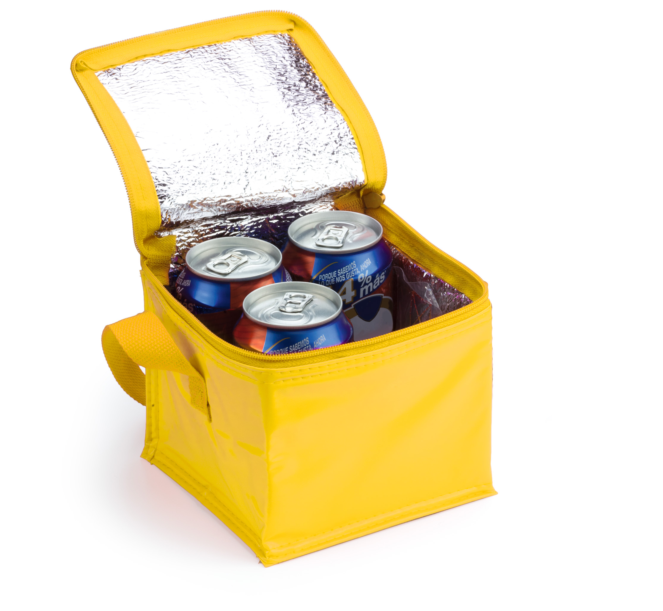 Nevera personalizada Tivex de PVC para 4 latas colorida - Verano - Regalo Promocional Personalizado - vista alternativa