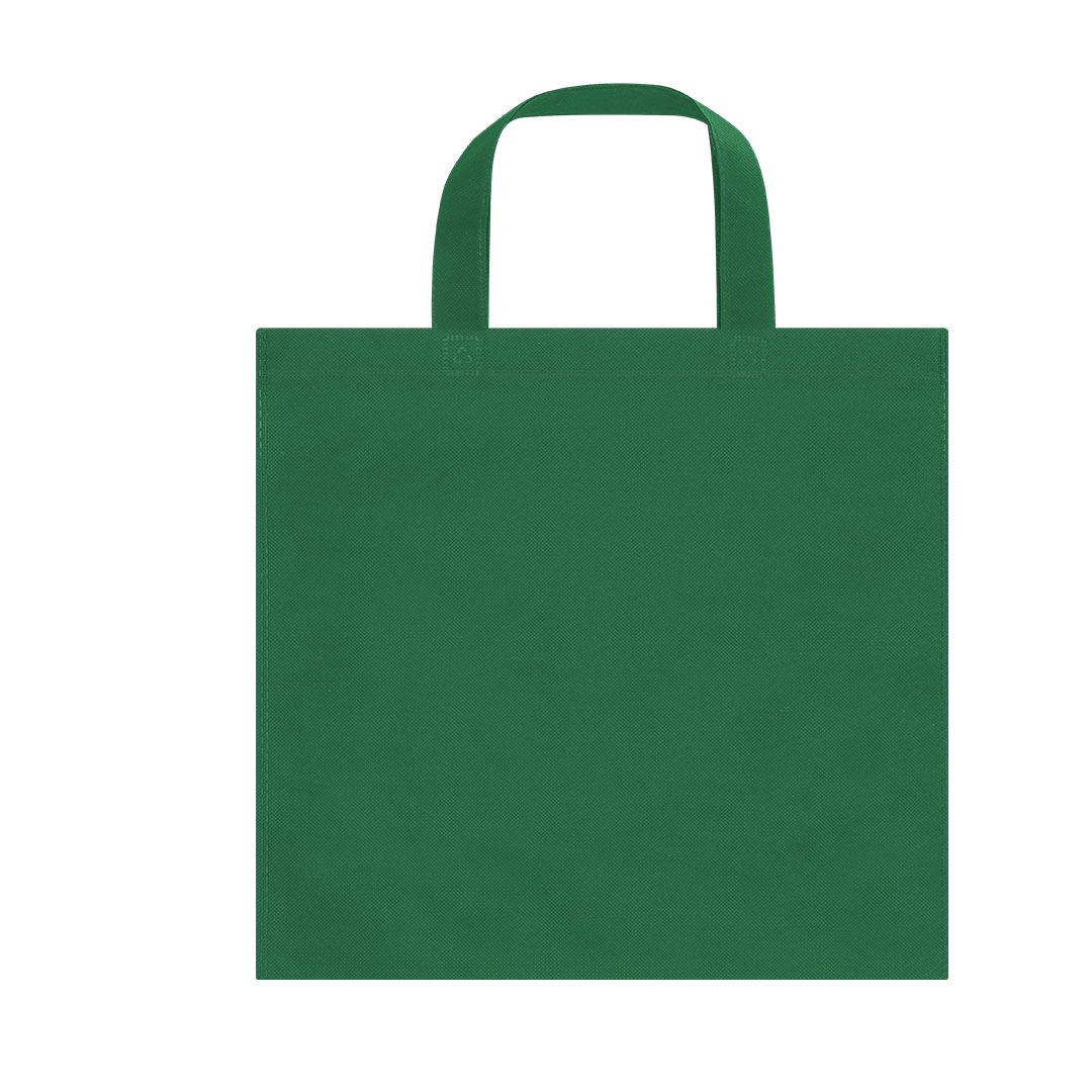 Bolsa personalizada Nox de non-woven con asas cortas - Bolsas personalizadas con fuelle - Regalo Promocional Personalizado