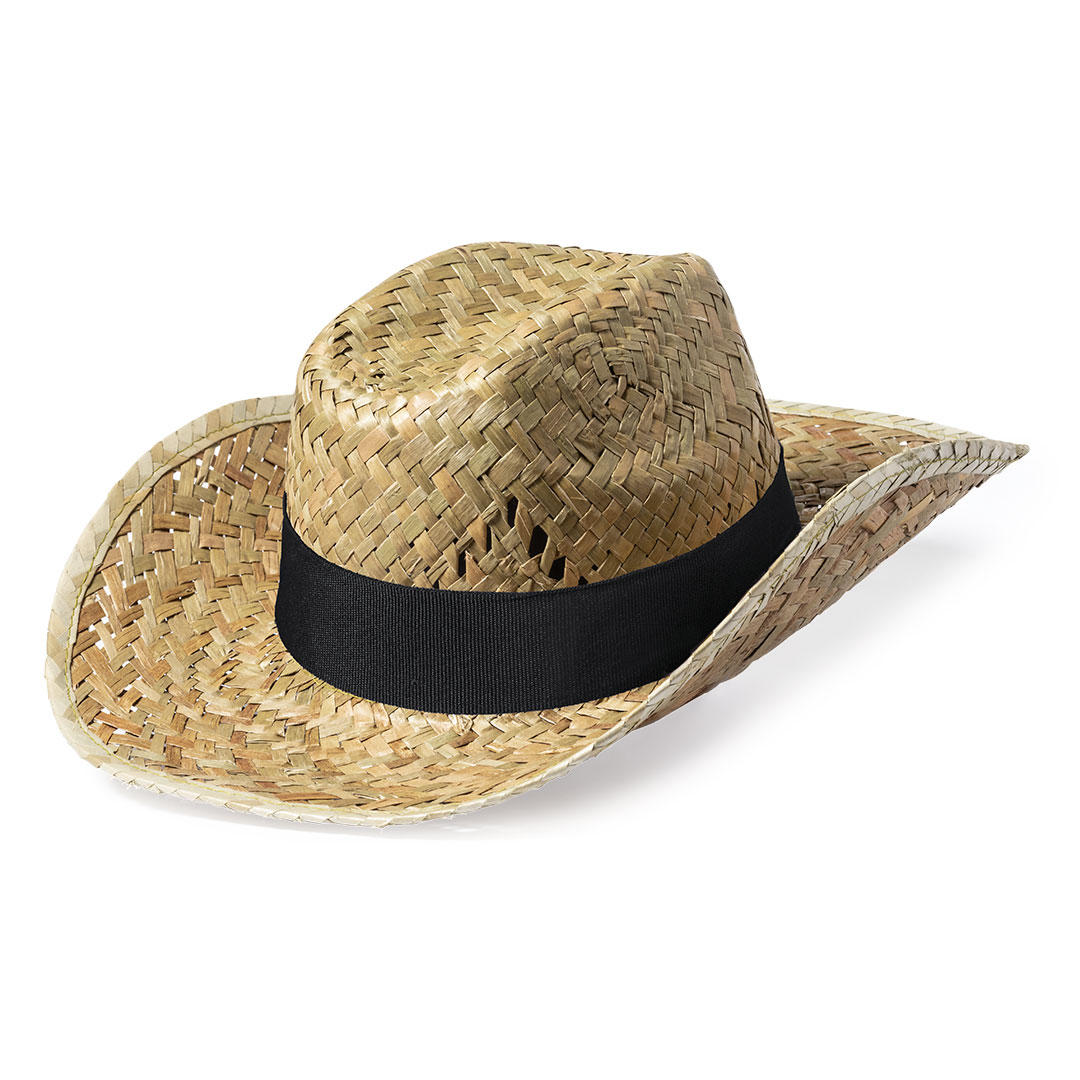 Sombrero de paja personalizado Bull verde natural transpirable