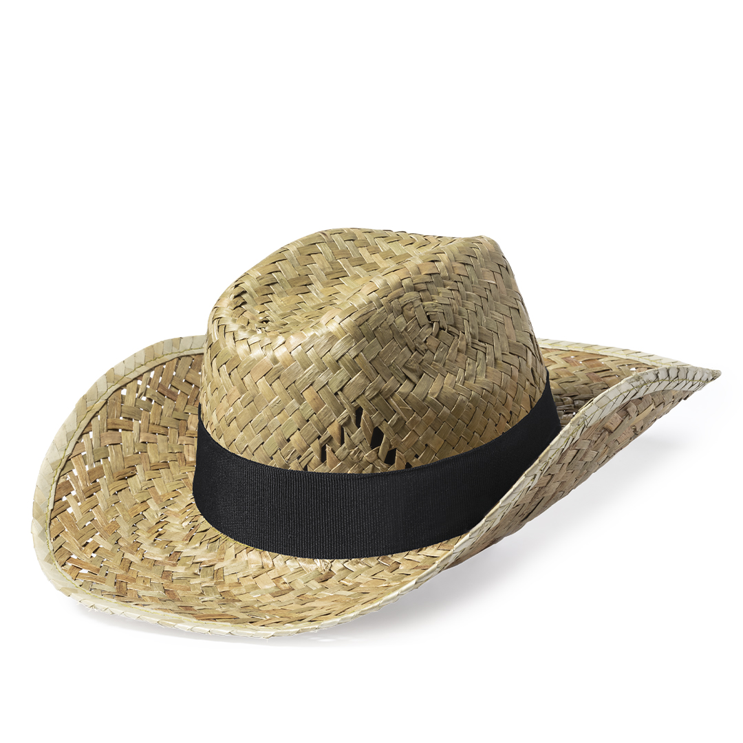 Sombrero de paja personalizado Bull verde natural transpirable - Verano - Regalo Promocional Personalizado