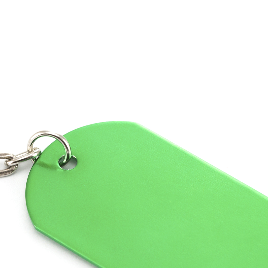Llavero personalizado Nevek de aluminio con marcaje láser - Llaveros, pins y chapas - Regalo Promocional Personalizado - vista alternativa