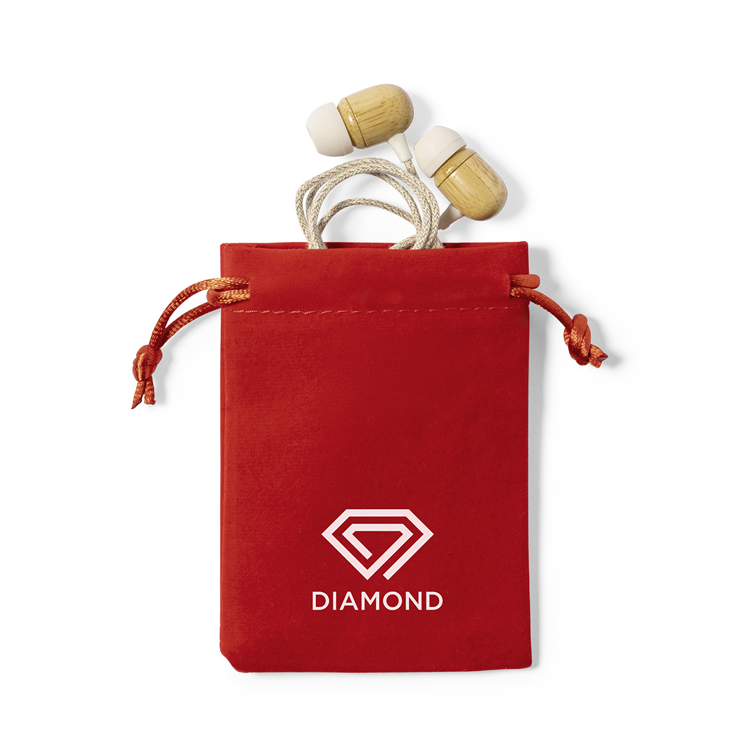 Bolsa personalizada Hidra de antelina con cierre de cinta