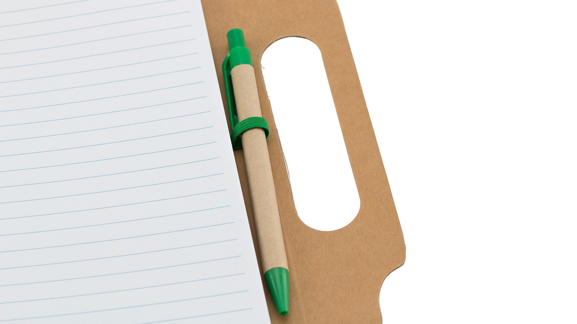 Bloc de notas personalizado Makron adhesivas con anillas y bolígrafo cartón reciclado con asas - Oficina - Regalo Promocional Personalizado - imagen 3