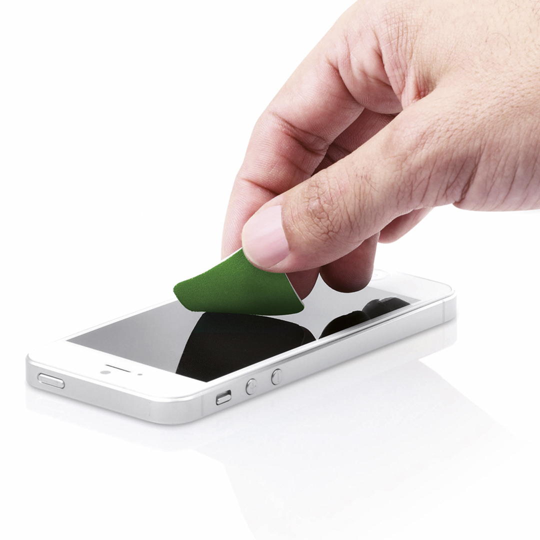 Limpiapantallas personalizado Nopek de microfibra con diseño minimalista