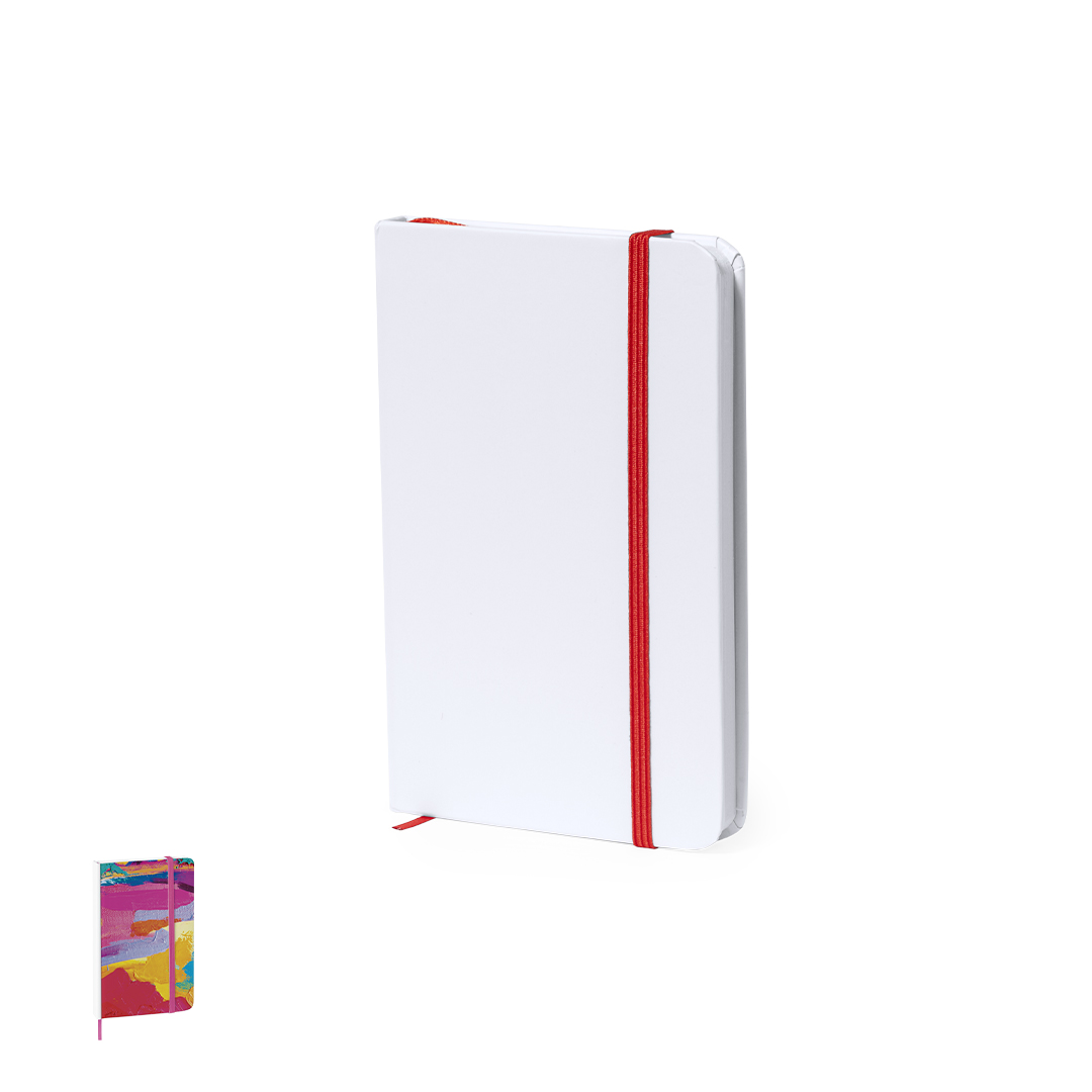 Bloc de notas personalizado Yakis de cartón blanco para marcaje digital - Oficina - Regalo Promocional Personalizado