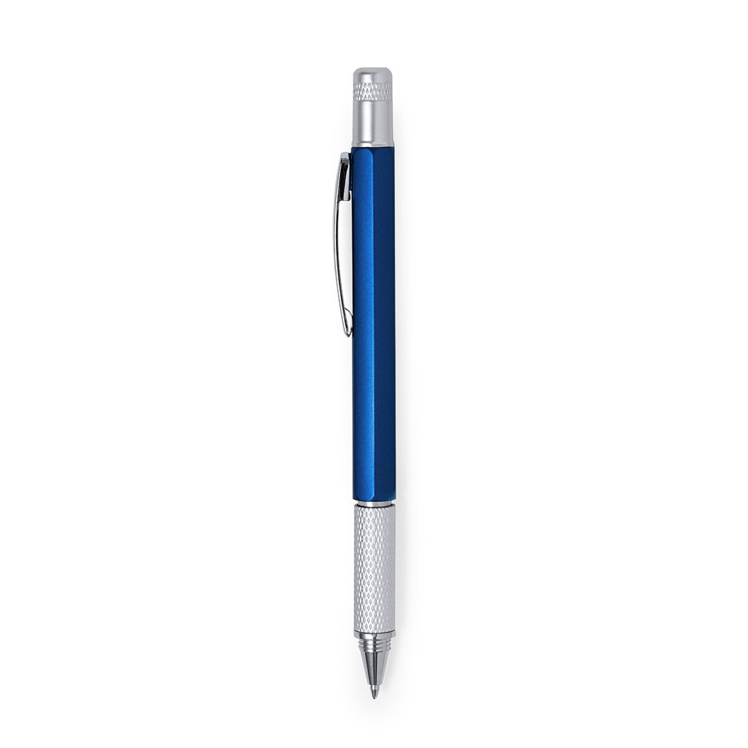 Bolígrafo multiherramienta personalizado Sauris 4 en 1 con nivel integrado - Oficina - Regalo Promocional Personalizado - imagen 3
