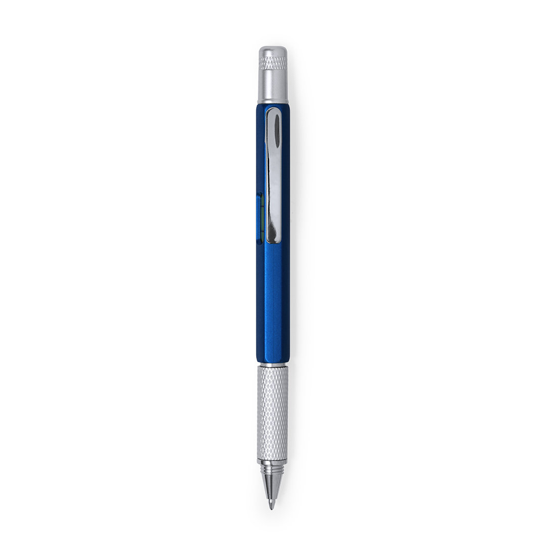 Bolígrafo multiherramienta personalizado Sauris 4 en 1 con nivel integrado - Oficina - Regalo Promocional Personalizado - imagen 4