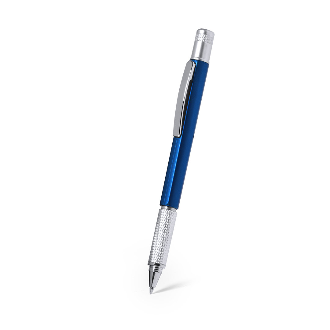 Bolígrafo multiherramienta personalizado Sauris 4 en 1 con nivel integrado - Oficina - Regalo Promocional Personalizado - imagen 5